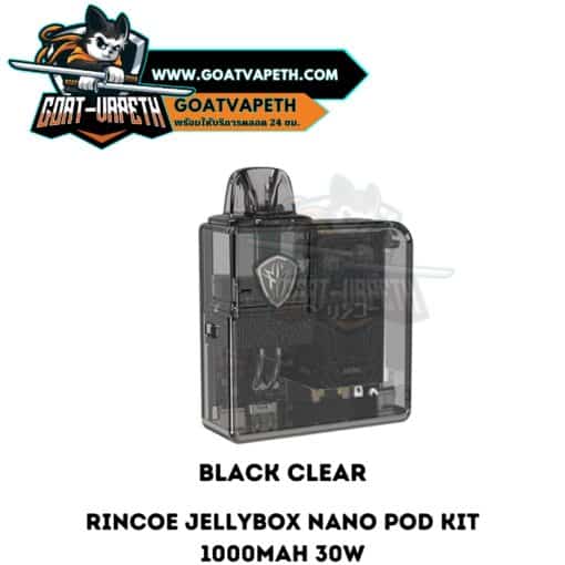 Rincoe Jellybox Nano Pod Kit Black Clear