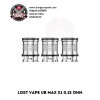 Coil Lost Vape UB Max X1 0.15ohm
