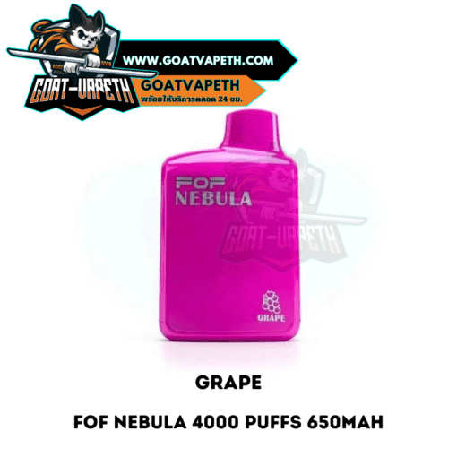 FOF Nebula 4000 Puffs Grape