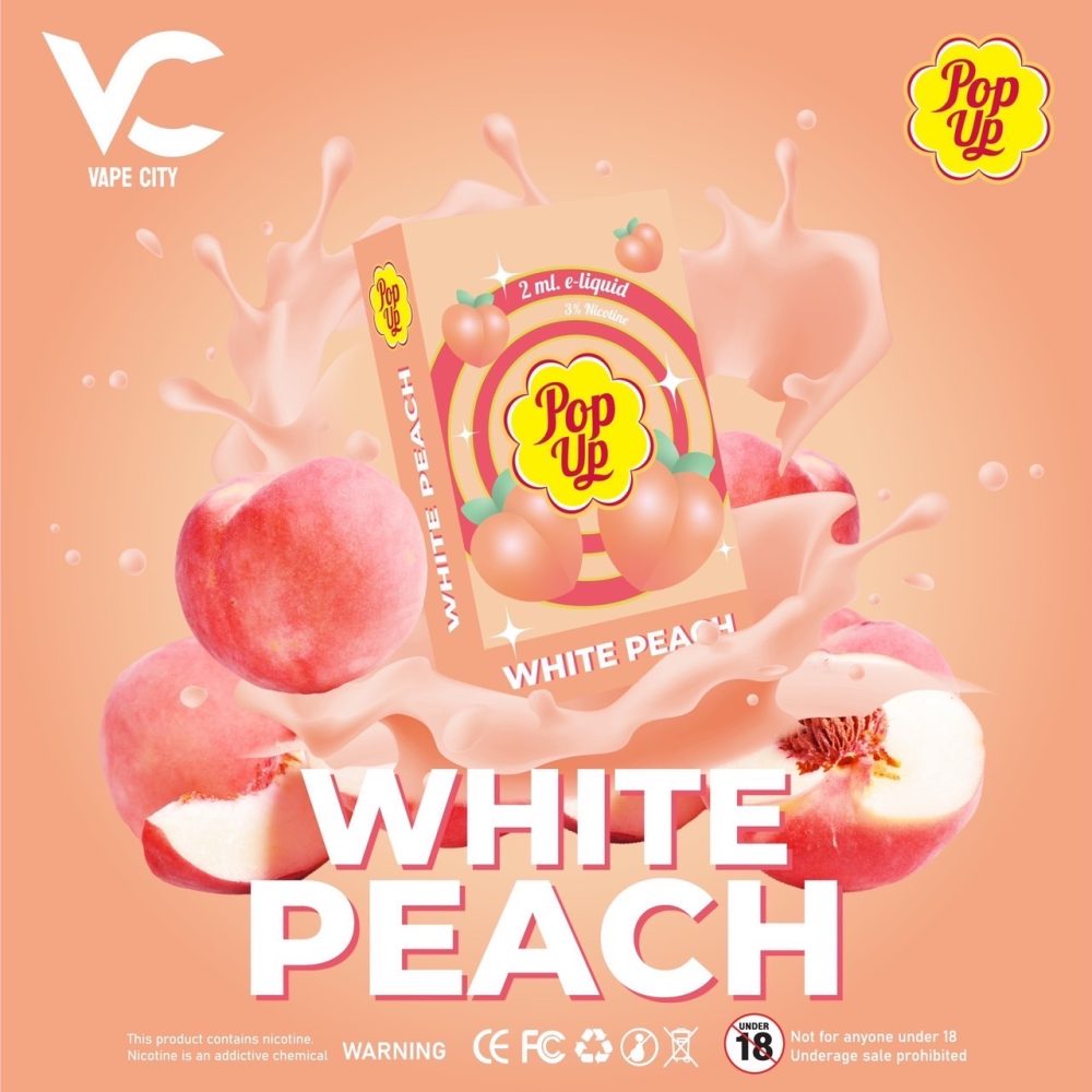 Pop Up Pod White Peach