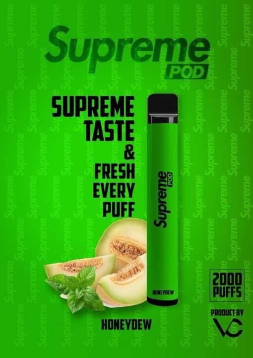 Supreme Pod 2000 Puffs Honeydew