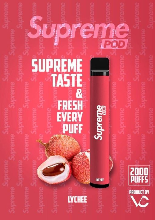 Supreme Pod 2000 Puffs Lychee