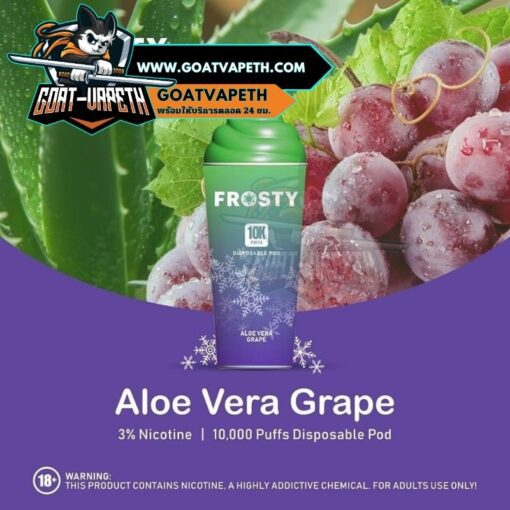 Frosty 10000 Puffs Aloe Vera Grape