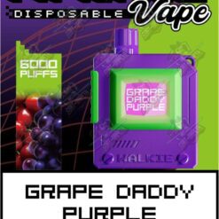 Walkie Vape 6000 Puffs Grape Daddy Purple